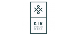 Logo van KIR diner x bar